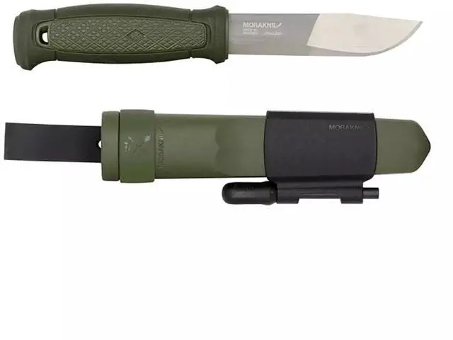 Main image of Morakniv Kansbol Stainless Steel Fixed Blade Knife with Sandvik - Military Green