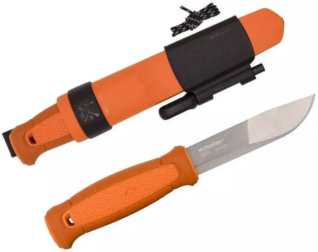 Alt view image 3 of 4 - Morakniv Kansbol Fixed Blade Knife with Sheath and Fire Starter - Burnt Orange