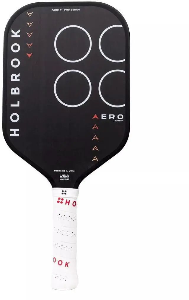 Main image of Holbrook Pickleball Aero T Pickleball Paddles with Comfort Grip, Carbon Fiber Surface, 16mm