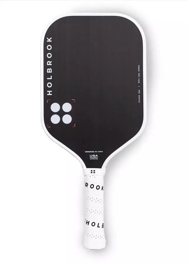 Main image of Holbrook Pickleball Power Pro 16mm Pickleball Paddle with Comfort Grip - Black