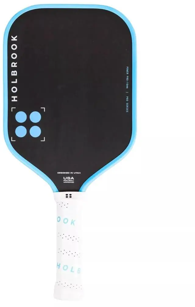 Main image of Holbrook Pickleball Power Pro 16mm Pickleball Paddle with Comfort Grip - Blue