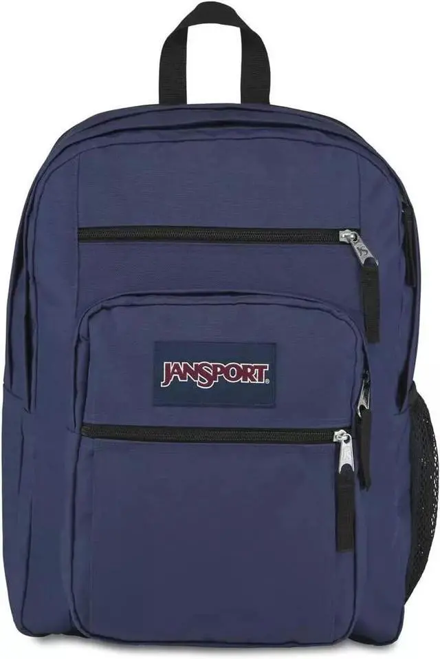 Alt view image 2 of 4 - JanSport Big Student Backpack, Ergonomic Shoulder Straps, 15 Laptop - Navy