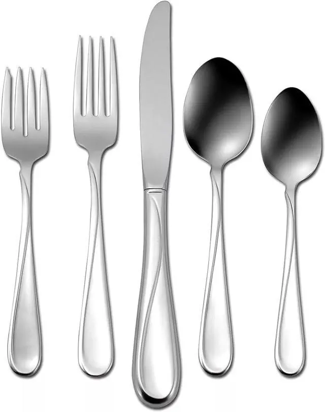 Alt view image 2 of 5 - Oneida Flight 45-Piece Stainless-Steel Flatware Set, Service for 8 (2865045A)