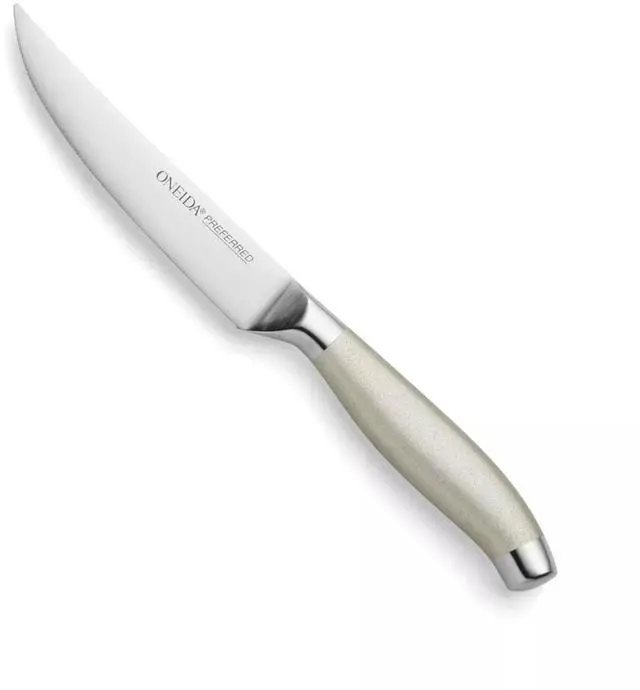 Alt view image 5 of 5 - Oneida Preferred S/4 Stainless Steel Steak Knives with Plain Edge, Metallic