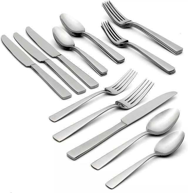 Alt view image 3 of 4 - Oneida 20-Piece Everyday Nocha Flatware Set, Service for 4, Silver