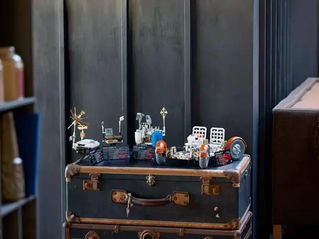 Alt view image 6 of 6 - LEGO Lunar Rover from NASA's Apollo Missions Building Set, 1913 Parts, Age 18+