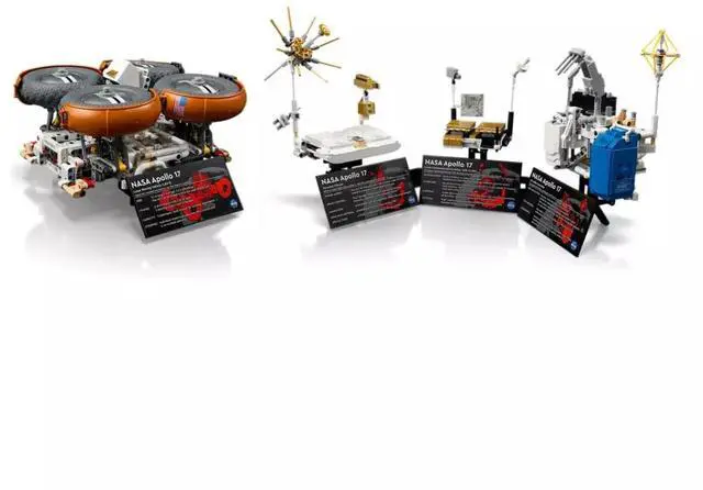 Alt view image 5 of 6 - LEGO Lunar Rover from NASA's Apollo Missions Building Set, 1913 Parts, Age 18+