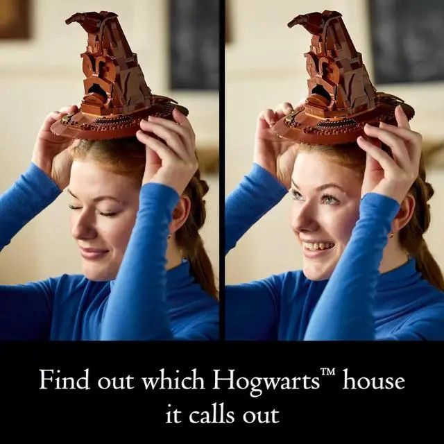 Alt view image 5 of 6 - LEGO 76429 The Talking Magic Sorting Hat Building Set, 561 Parts, Age 18+