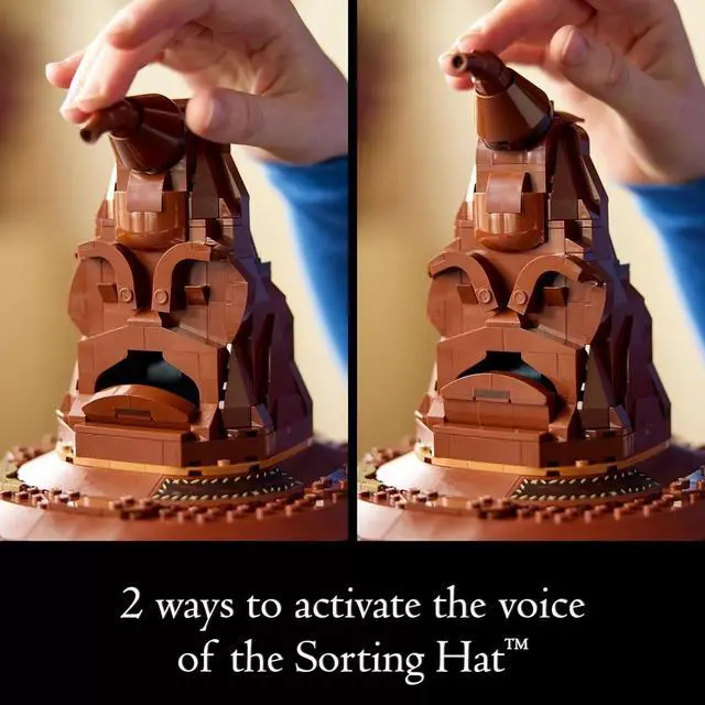Alt view image 6 of 6 - LEGO 76429 The Talking Magic Sorting Hat Building Set, 561 Parts, Age 18+