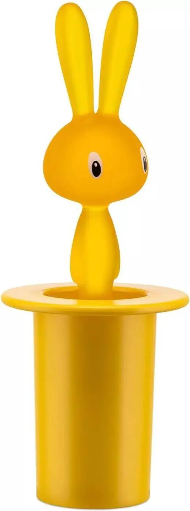Alt view image 4 of 5 - Alessi ASG16 Y Magic Bunny Plastic Toothpick Holder, Yellow