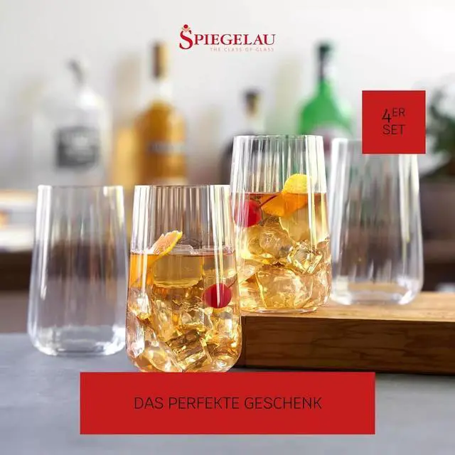 Alt view image 3 of 6 - Spiegelau Lifestyle Longdrink Tumblers Highball Glass, Set of 4 - Clear