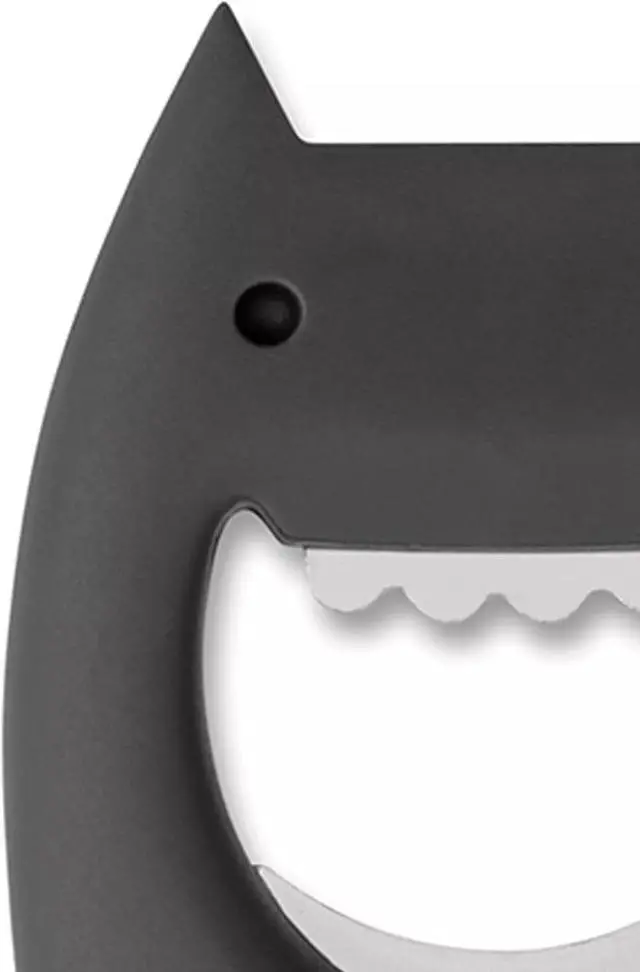 Alt view image 3 of 4 - Alessi ABC01 B Diabolix Durable Curved Shape Bottle Opener Anthracite (Black)