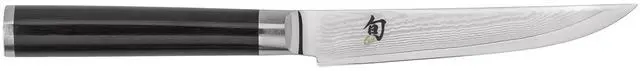 Main image of Shun Classic 4.75 in. Steak Knife with D-Shaped Pakkawood Handle - Ebony