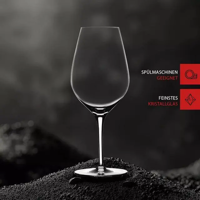Alt view image 6 of 6 - Spiegelau 4-Pack Authentis White Wine Glasses, Dishwasher Safe - Clear