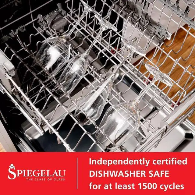 Alt view image 3 of 5 - Spiegelau 4-Pack Salute White Wine Glasses, Dishwasher Safe - Clear