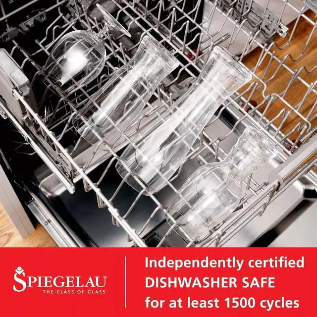 Alt view image 5 of 6 - Spiegelau 4-Pack Craft Modern Beer Glasses, Dishwasher Safe - Clear