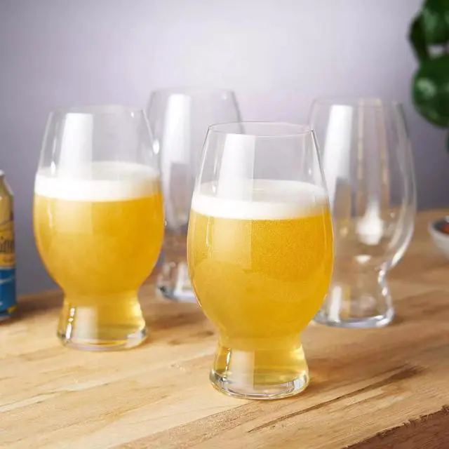 Alt view image 4 of 6 - Spiegelau 4-Pack Craft Modern Beer Glasses, Dishwasher Safe - Clear