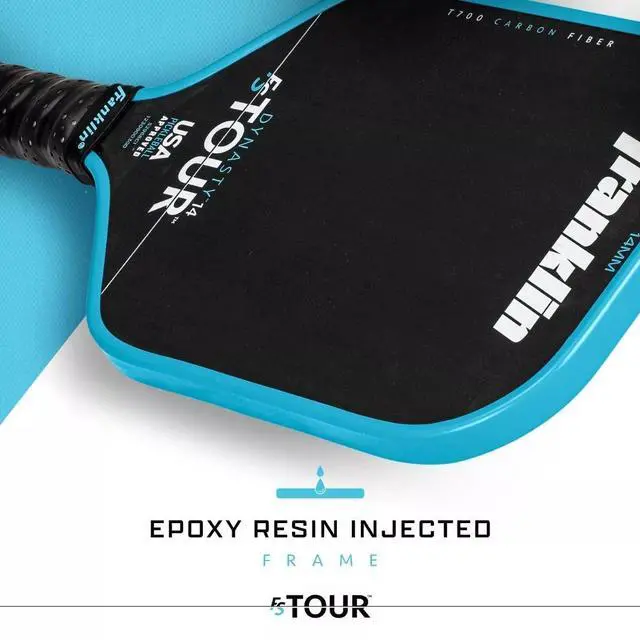 Alt view image 2 of 6 - Franklin Sports FS Tour Series Dynasty 14mm Pickleball Paddle - Blue