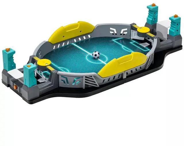 Alt view image 2 of 6 - Franklin Sports Mini Tabletop Soccer Shootout Arcade Style Table Game - Green