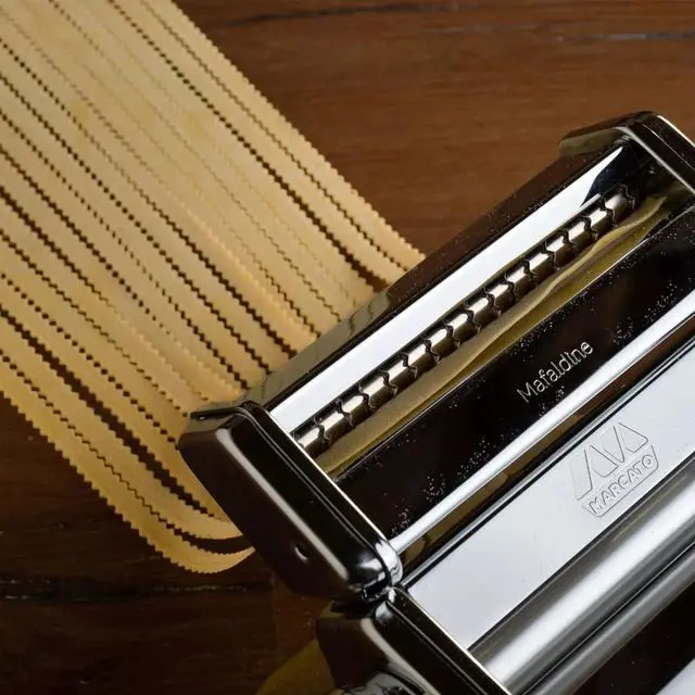 Alt view image 2 of 3 - Marcato Mafaldine Pasta Maker Attachment for Atlas 150, Dough thickness 8mm
