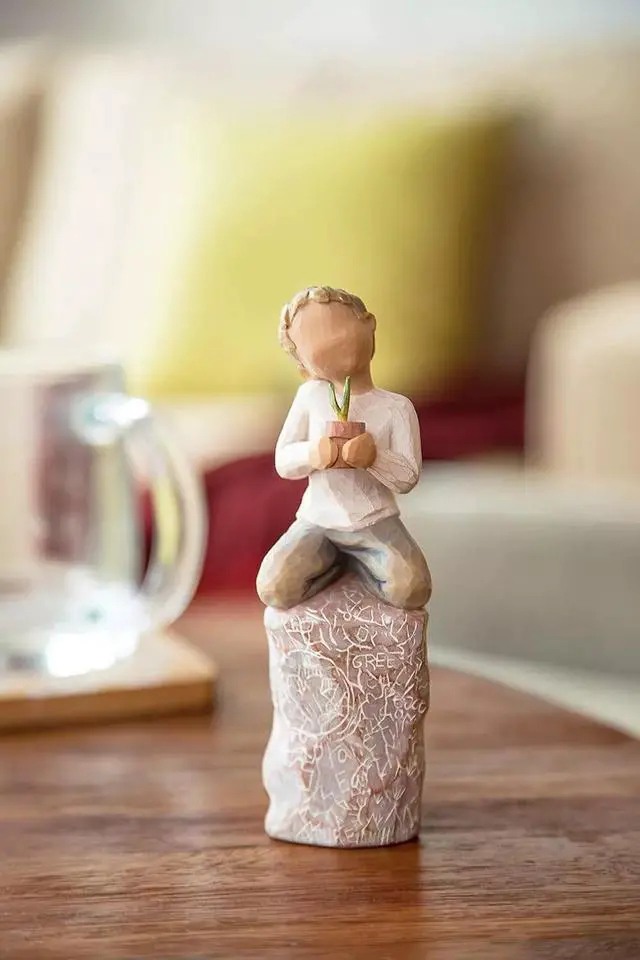 Alt view image 4 of 6 - Willow Tree Something Special Angel Love Nature, Sculpted Hand-Painted Figure