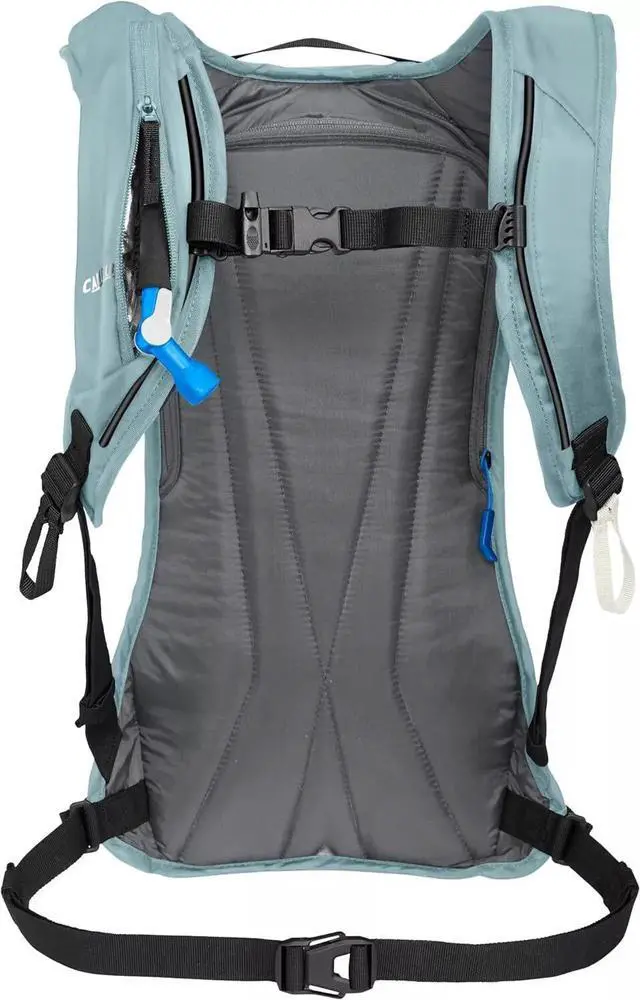 Alt view image 5 of 7 - CamelBak 12-Liter Adjustable Powderhound Hydration Pack, 70oz, Blue Mist/Black