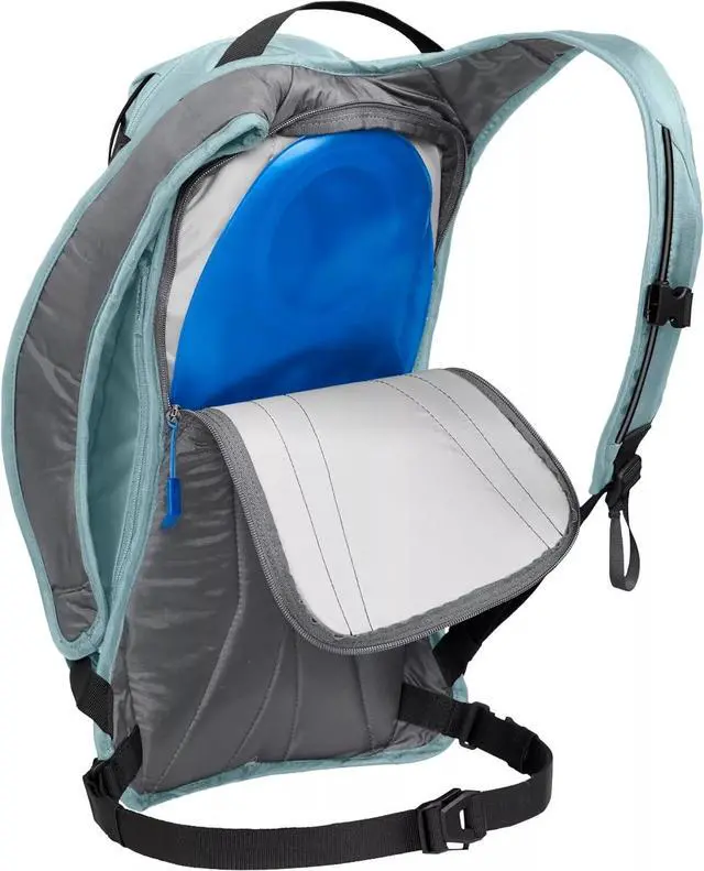 Alt view image 4 of 7 - CamelBak 12-Liter Adjustable Powderhound Hydration Pack, 70oz, Blue Mist/Black