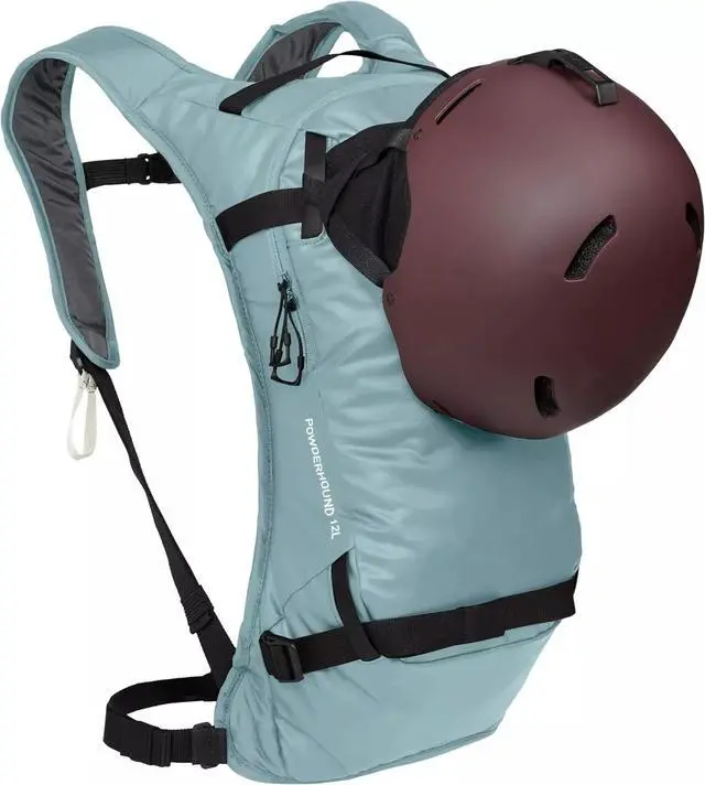 Alt view image 6 of 7 - CamelBak 12-Liter Adjustable Powderhound Hydration Pack, 70oz, Blue Mist/Black