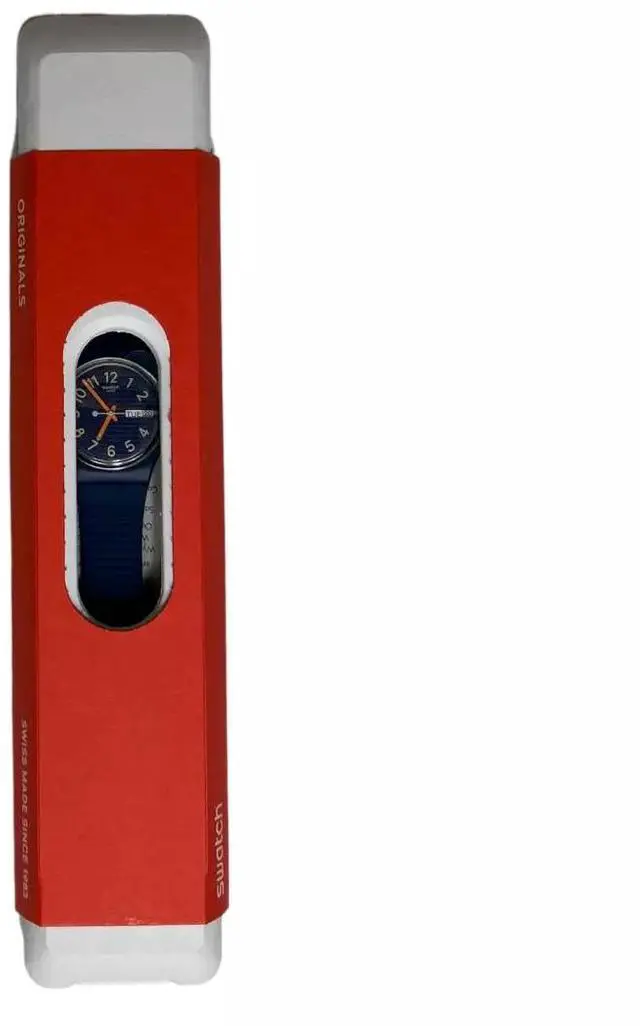 Alt view image 3 of 3 - Swatch Unisex Trendy Lines at Night Analog Quartz Watch, 34mm, Blue
