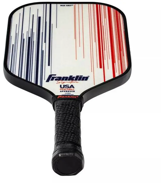 Alt view image 4 of 6 - Franklin Sports 13mm Signature Pro Series Pickleball Paddle with MaxGrit, White