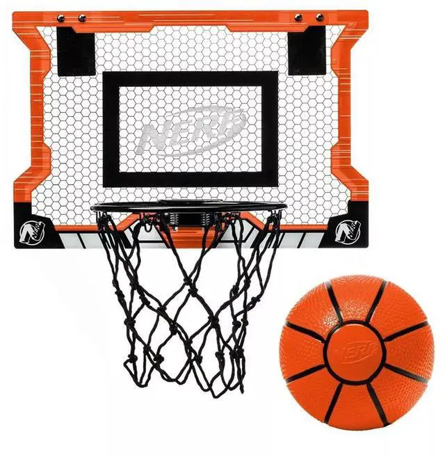 Main image of Franklin Sports 92069C1 Nerf Pro Mini Basketball Hoop Set, Orange