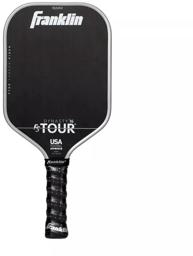 Main image of Franklin Sports Pro 16mm FS Tour Series Carbon Fiber Pickleball Paddles, Gray