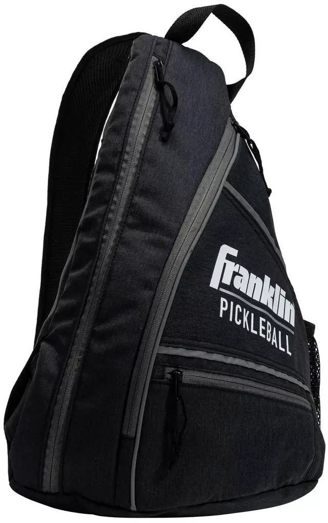 Main image of Franklin Sports Pickleball Comfortable Sling Bag for Equipment, Charcoal Grey