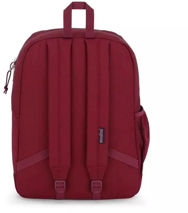 Alt view image 4 of 6 - JanSport Cross Town Plus Comfortable Backpack for 15-Inch Laptop, Russet Red
