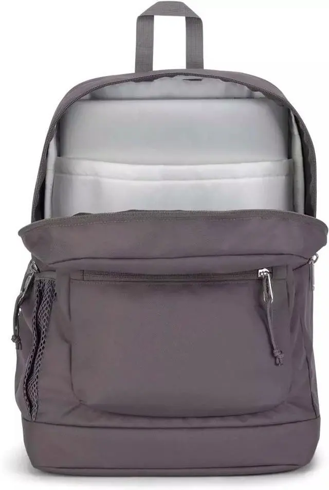 Alt view image 5 of 6 - JanSport Cross Town Plus Comfortable Backpack for 15-Inch Laptop, Graphite Grey
