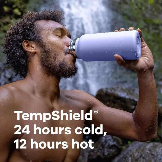 Alt view image 4 of 8 - Hydro Flask Vacuum Insulated Wide Flex Cap Water Bottle, 40oz, Trillium