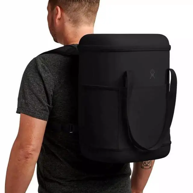 Alt view image 4 of 4 - Hydro Flask 20-Liter Carry Out Soft Travel Cooler Pack, Travel Bag, Black