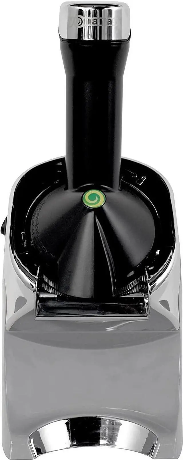 Alt view image 3 of 5 - Yonanas Deluxe Frozen Fruit Soft Serve Non-Dairy Dessert Maker, 200 Watts, Gray