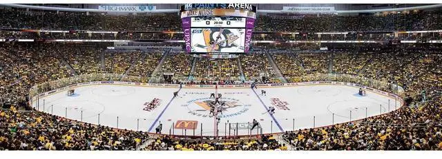 Alt view image 3 of 3 - Masterpieces 1000 Pcs Pittsburgh Penguins Panoramic Jigsaw Puzzle for Kids & Adults