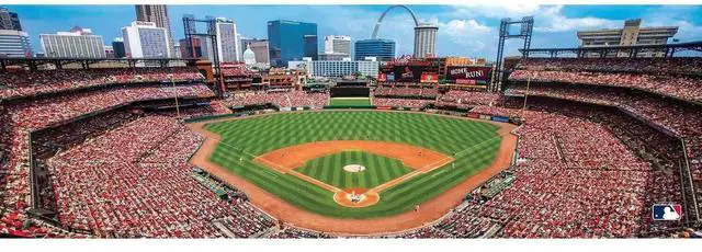 Alt view image 3 of 3 - Masterpieces 1000 Pcs St. Louis Cardinals Panoramic Jigsaw Puzzle for Kids & Adults