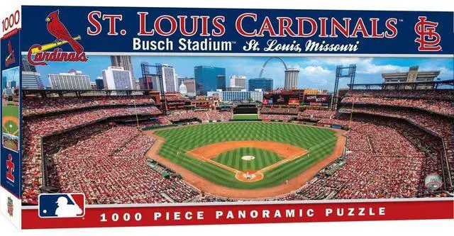 Main image of Masterpieces 1000 Pcs St. Louis Cardinals Panoramic Jigsaw Puzzle for Kids & Adults