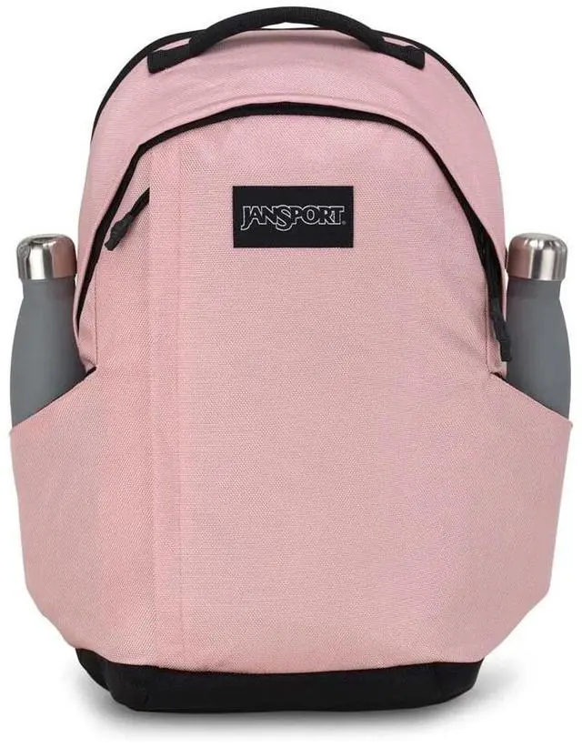 Alt view image 3 of 7 - JanSport Station Asjustable Backpack, Dual Water Bottle Pockets, Misty Rose
