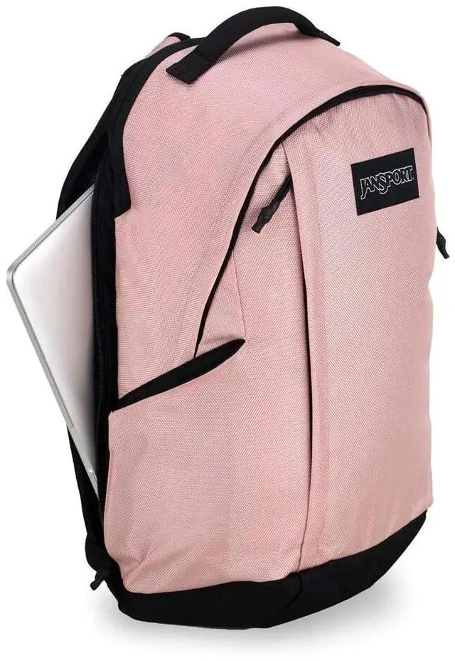 Alt view image 5 of 7 - JanSport Station Asjustable Backpack, Dual Water Bottle Pockets, Misty Rose
