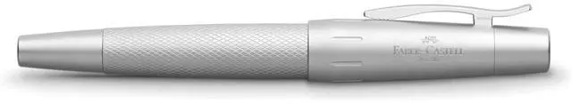 Alt view image 5 of 5 - Faber-Castell 148670 E-motion Medium Nib Fountain Pen - Pure Silver