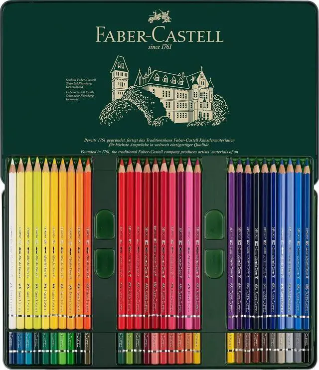 Alt view image 2 of 4 - FABER CASTELL 60 Albrecht Watercolor Pencils Tin Set