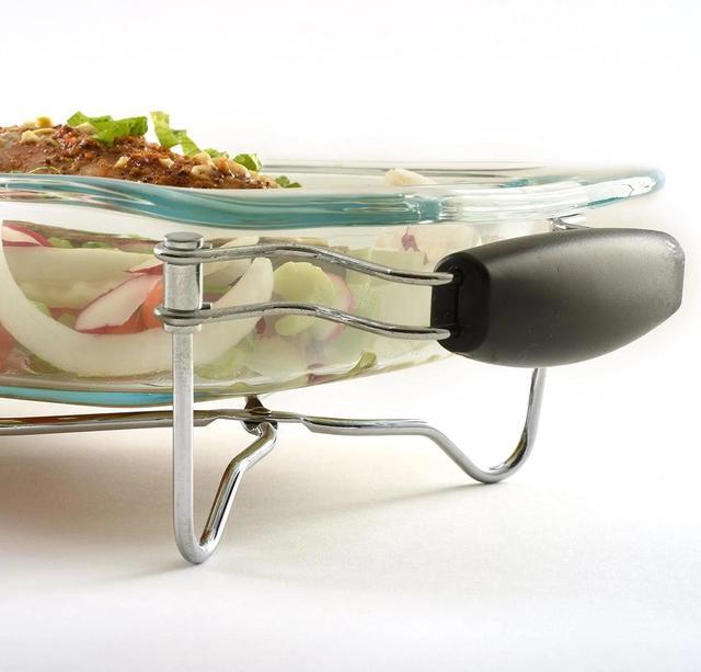 Alt view image 4 of 5 - Norpro 412 Adjustable Expanding Metal Trivet & Hot Plate Holder, Chrome Steel
