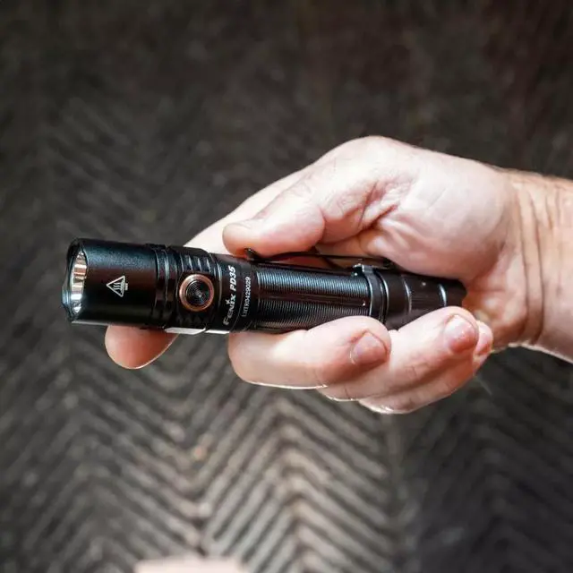 Alt view image 2 of 7 - Fenix Flashlight PD35 Version 3.0 Rechargeable LED Flashlight (Black)