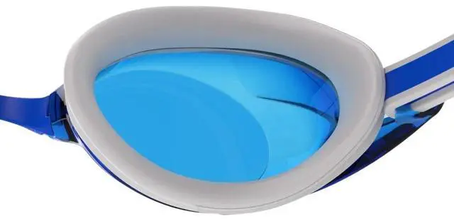 Alt view image 5 of 5 - Speedo Vanquisher 3.0 Anti-Fog Swimming Slide & Lock Nose Bridge Goggles, Blue