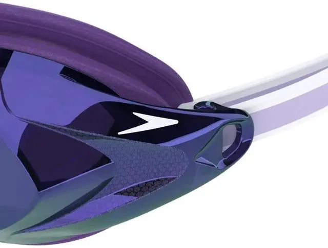 Alt view image 4 of 5 - Speedo Women's Vanquisher 3.0 Mirror Anti-Fog Swimming Goggles, Purple