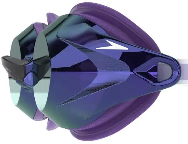 Alt view image 5 of 5 - Speedo Women's Vanquisher 3.0 Mirror Anti-Fog Swimming Goggles, Purple